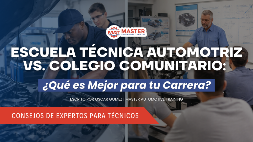 Escuela Técnica Automotriz vs. Colegio Comunitario: ¿Qué es Mejor para tu Carrera?