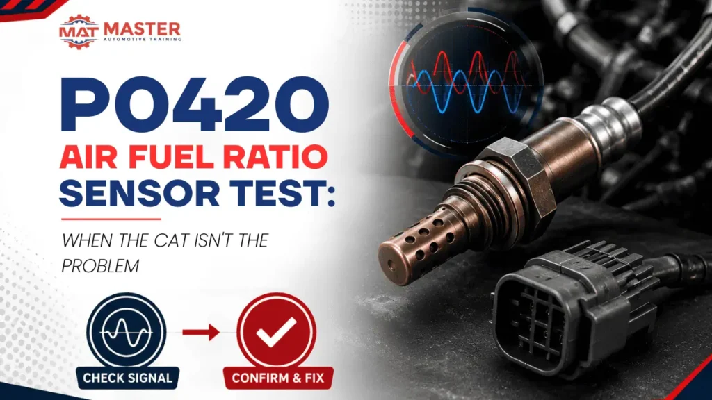 P0420 Air Fuel Ratio Sensor Test: When the Cat Isn’t the Problem