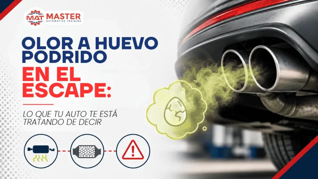 Olor a Huevo Podrido en el Escape: Lo Que Tu Auto Te Está Tratando de Decir