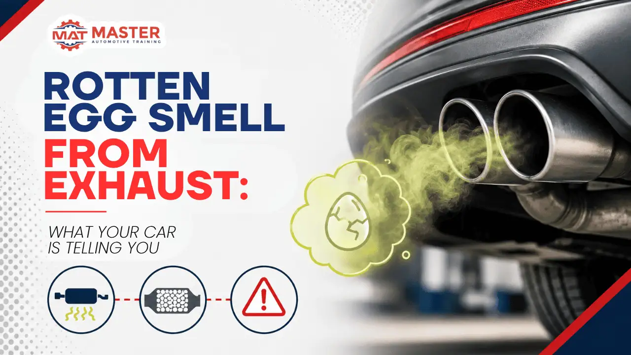 rotten egg smell from exhaust