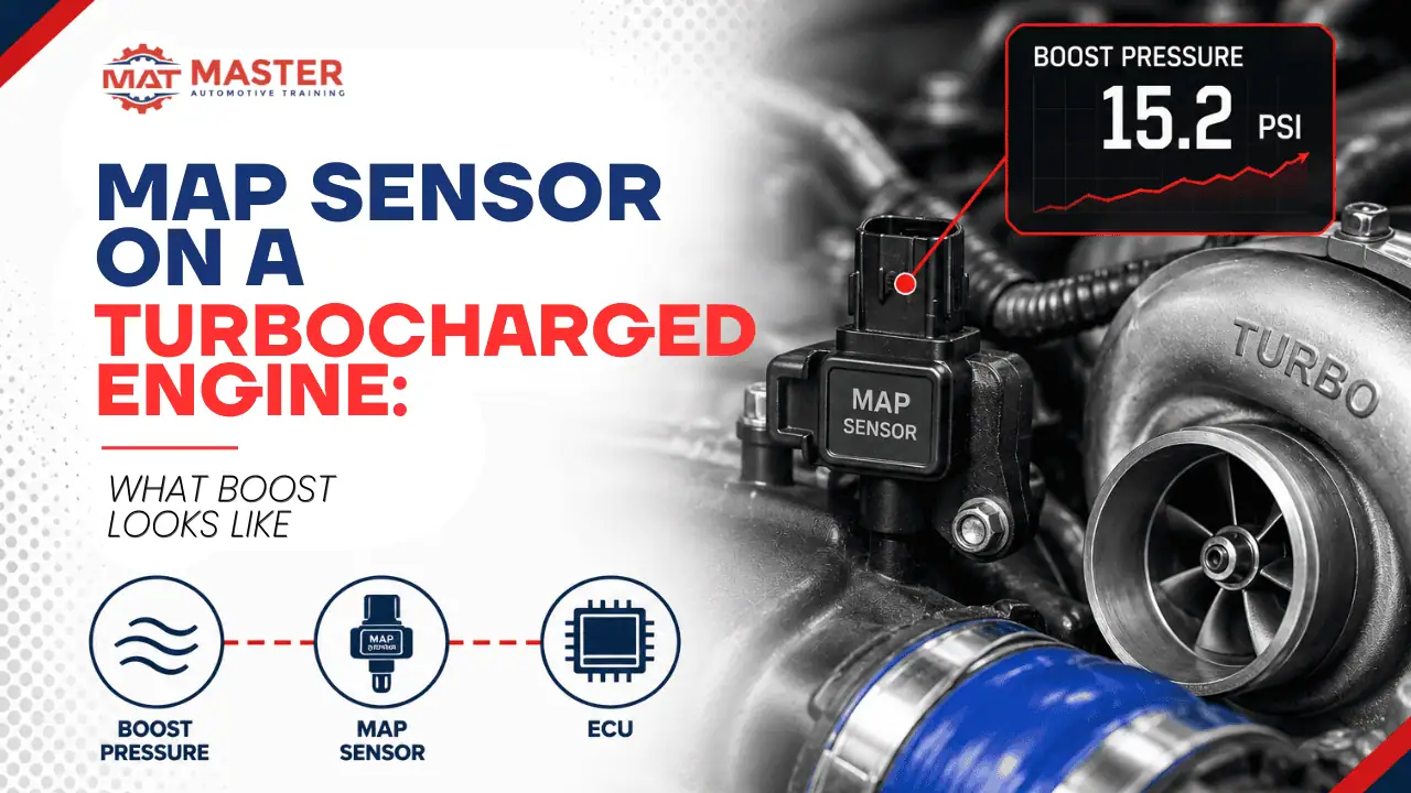 MAP sensor on a turbocharged engine