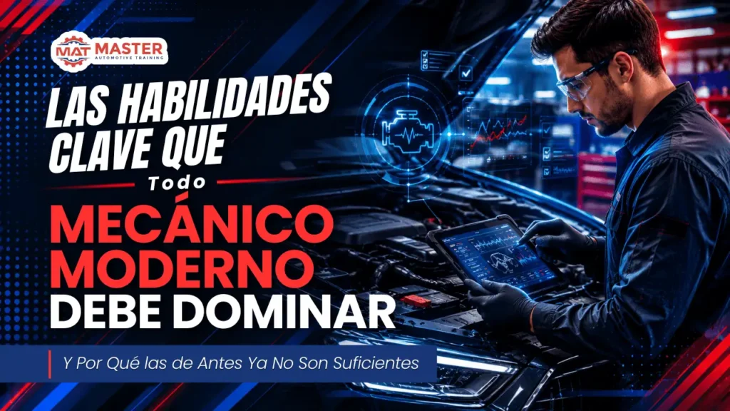 Las Habilidades Clave que Todo Mecánico Moderno Debe Dominar — Y Por Qué las de Antes Ya No Son Suficientes