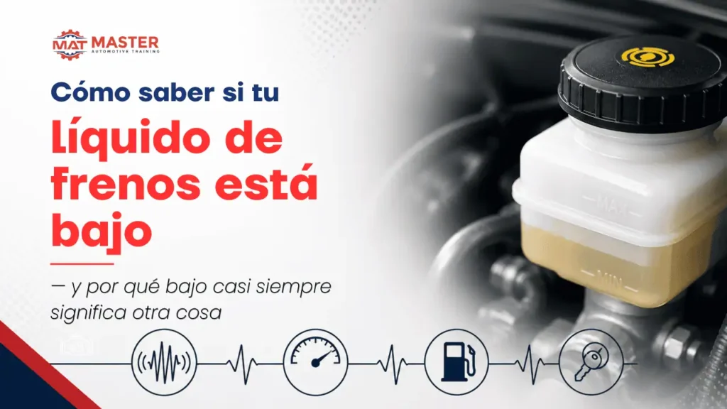 Cómo Saber si el Nivel del Líquido de Frenos Está Bajo — Y Por Qué Casi Siempre Significa Algo Más
