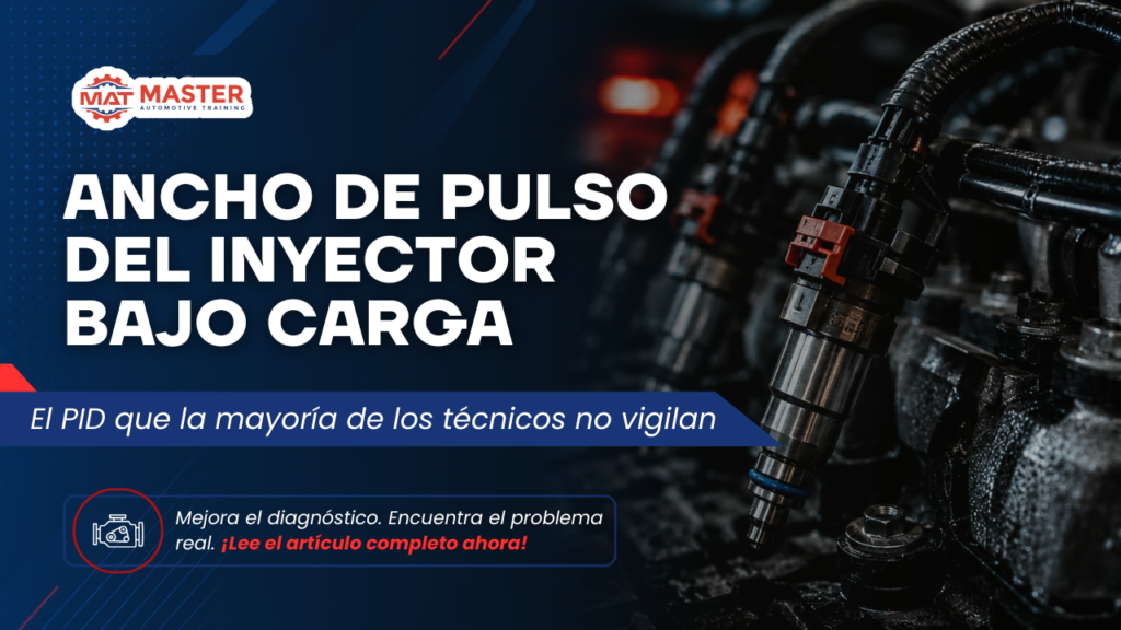 Ancho de Pulso del Inyector Bajo Carga: El PID que la Mayoría de los Técnicos No Está Observando