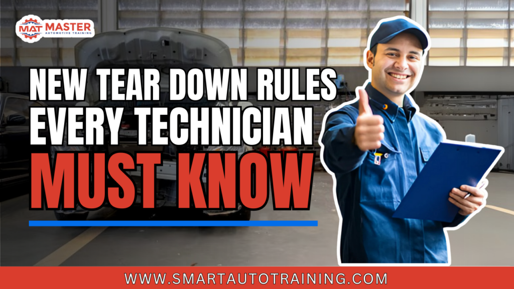 What Counts as a “Tear Down” in Automotive Repair? (BAR Regulation Update 2025)