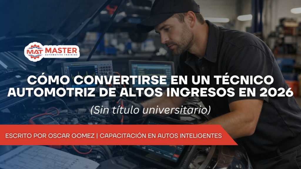 Cómo Convertirte en un Técnico Automotriz de Alto Ingreso en 2026 (Sin Título Universitario)