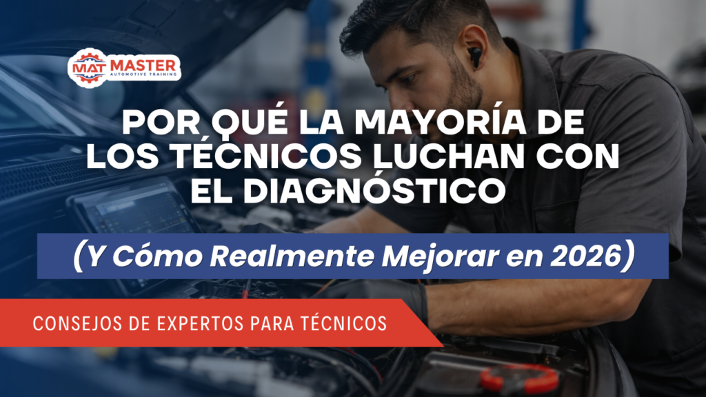 Por Qué la Mayoría de los Técnicos Luchan con el Diagnóstico (Y Cómo Realmente Mejorar en 2026)